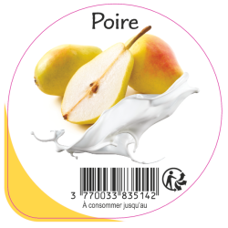 Opercule EARL GUERET 68.3 ALU Poire 5cl scel PP/PS/PET gr.Vermisseau