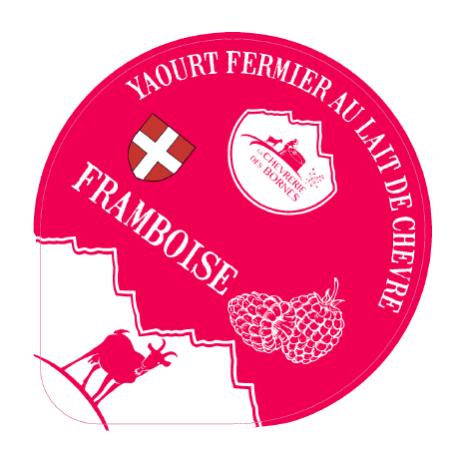 Opercule CHEVRERIE DES BORNES 68.3 ALU Framboise sc.PP/PS/PET gr.Verm