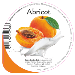 Opercule ST ULRICH 68.3 ALU Abricot scel PP/PS/PET gr.Vermisseau 5cl