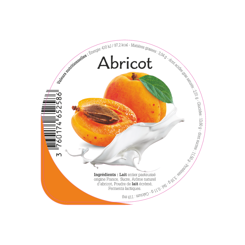 Opercule ST ULRICH 68.3 ALU Abricot scel PP/PS/PET gr.Vermisseau 5cl