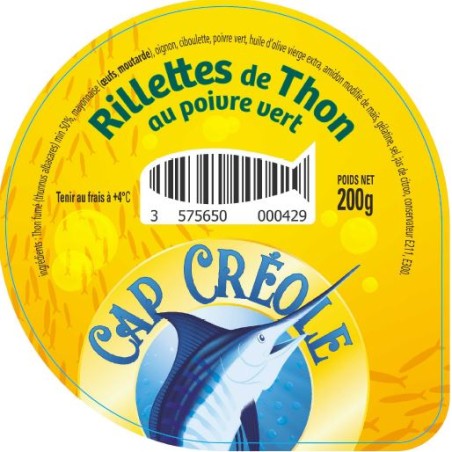 Opercules CAP CREOLE 95.5 ALU Thon 5cl