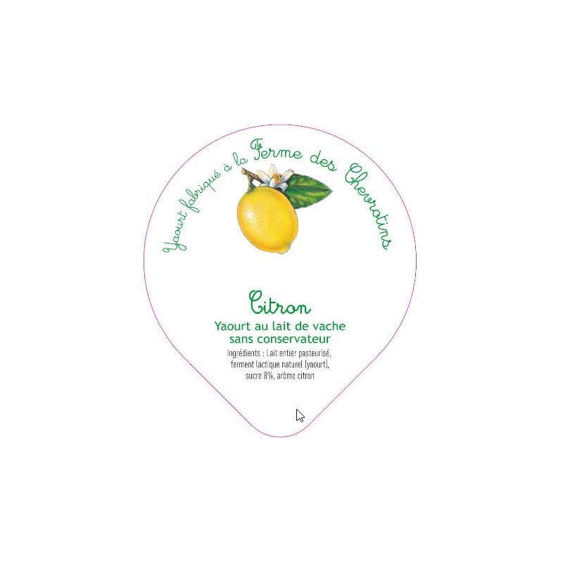 Opercules CHEVROTINS 68.3 ALU Citron 6cl