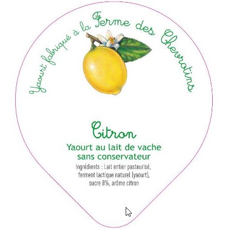 Opercules CHEVROTINS 68.3 ALU Citron 6cl