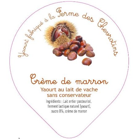 Opercules CHEVROTINS 68.3 ALU Crème de marron 6cl