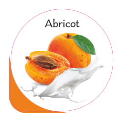 Opercules Ø68.3mm Aluminum imprimés Gourmandise Abricot