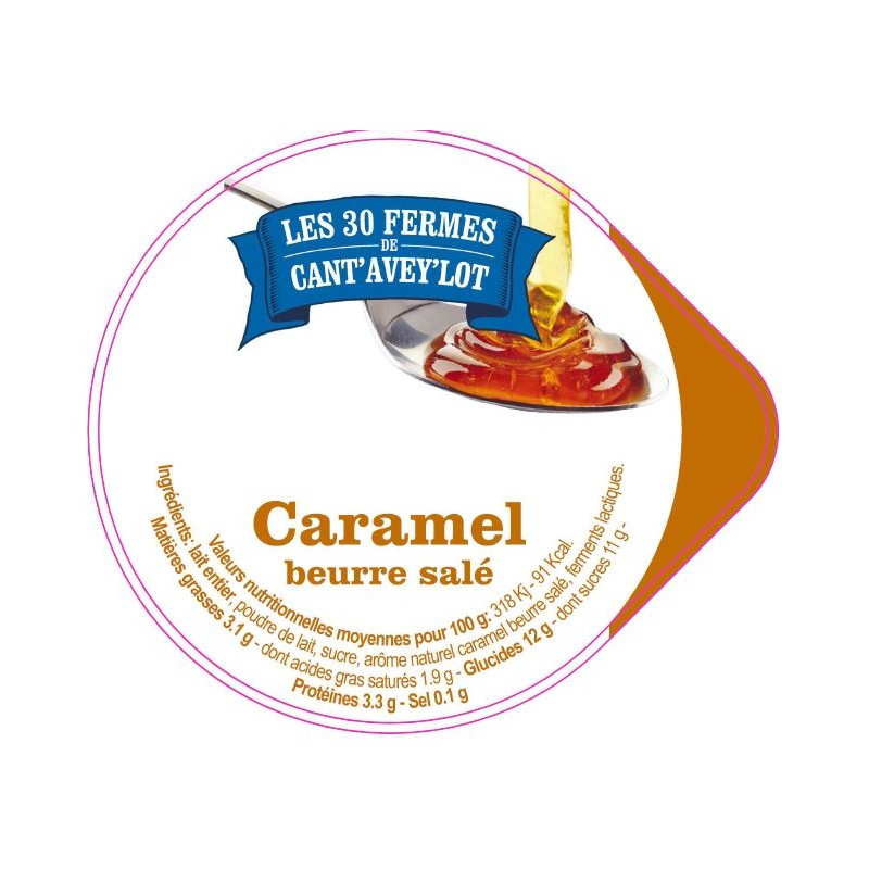 Opercule CANT'AVEY'LOT' 68.3 ALU Caramel V2 6cl