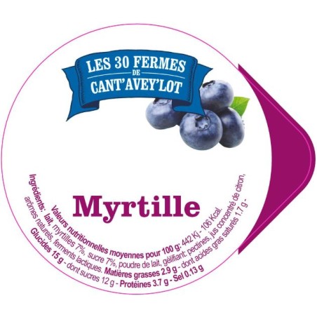 Opercule CANT'AVEY'LOT' 68.3 ALU Bi-couche Myrtille V3 6cl