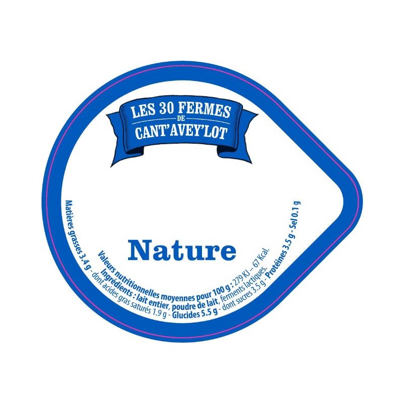 Opercule CANT'AVEY'LOT 68.3 ALU Nature V3 3cl