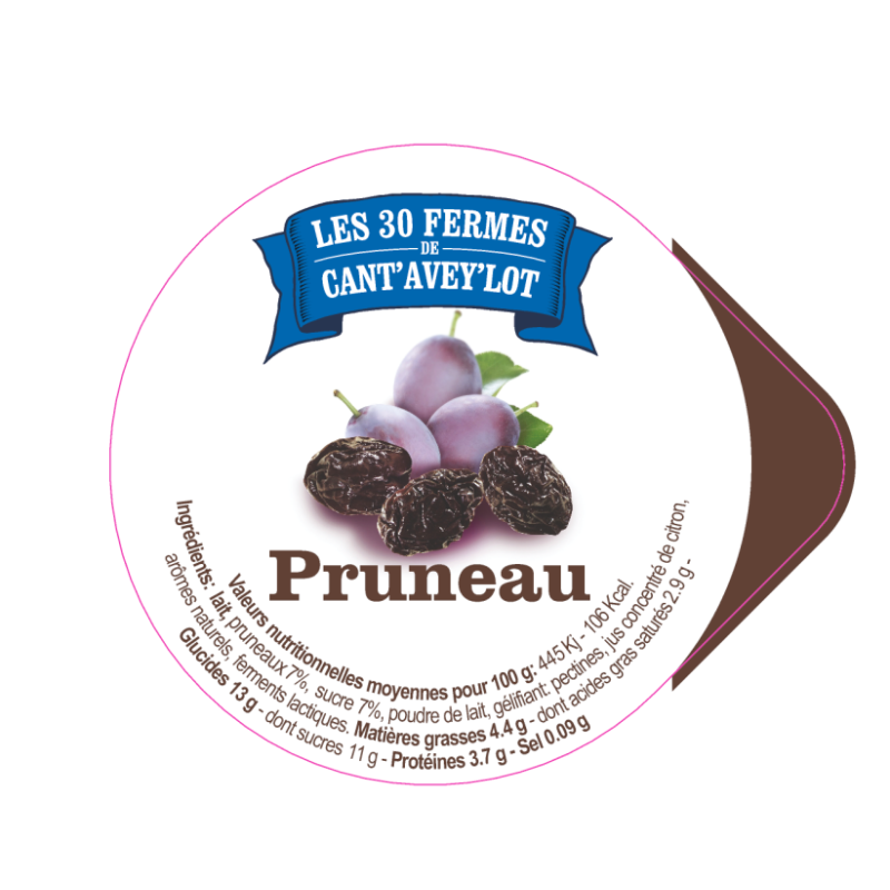 Opercule CANT'AVEY'LOT' 68.3 ALU Bi-couche Pruneau 6cl