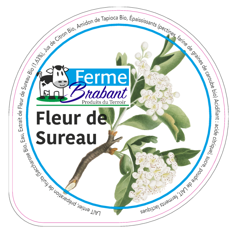 Opercule Ferme Brabant 68.3 ALU Fleur de Sureau sc.PP/PS/PET gr.Verm 5