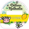 Opercule DELICES DE NATHALIE 68.3 ALU Citron sc.PP/PS/PET 5 cl gr.Verm
