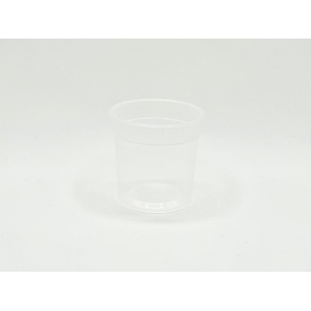 Pot PP injecté Ø67 125ml transparent