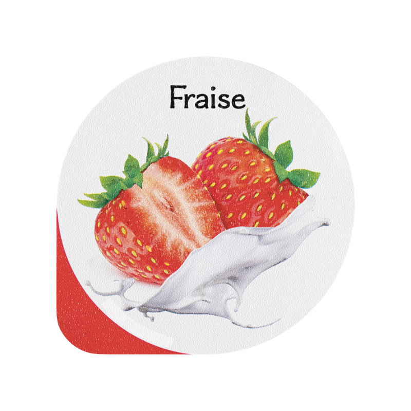 Opercules Ø68.3mm Aluminum imprimés Gourmandise Fraise