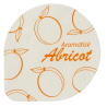 Opercules Ø68.3mm Aluminium imprimés aromatisés abricot