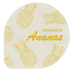 Opercules Ø68.3mm Aluminium imprimés aromatisés ananas