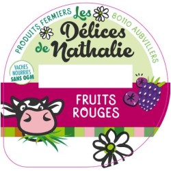 Opercule DELICES DE NATHALIE 68.3 ALU Fruits Rouges sc.PP/PS/PET 5 cl