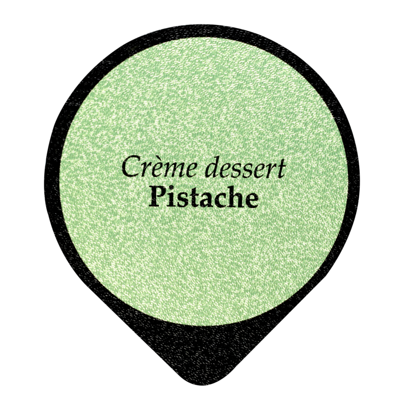 Opercules Ø68.3mm Aluminium imprimés crème dessert pistache