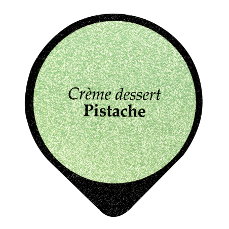 Opercules Ø68.3mm Aluminium imprimés crème dessert pistache