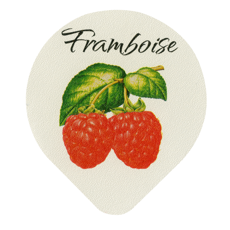Opercules Ø68.3mm Aluminium imprimés Gamme Délice Framboise