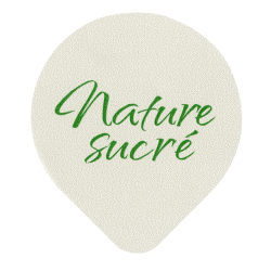 Opercules Ø68.3mm Aluminium imprimés nature sucré texte vert