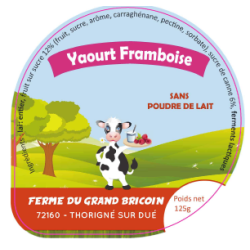 Opercule GAEC ALIX 68.3 ALU Fruit Framboise sc.PP/PS/PET gr.Vermisseau