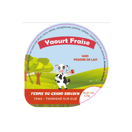 Opercule GAEC ALIX 68.3 ALU Fruit Fraise sc.PP/PS/PET gr.Vermisseau 6
