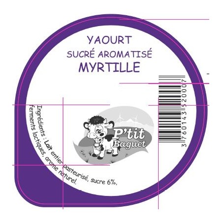Operc. BAGUET 68.3 arom. Myrtille