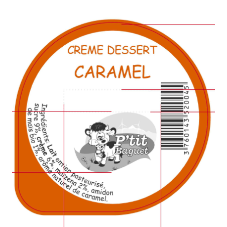 Operc. BAGUET 68.3 Crème Caramel V2 3cl