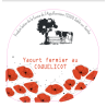 Opercule FERME DE AIGUILLONIERE 68.3 ALU Coquelicot 3cl sc.PP/PS/PET g