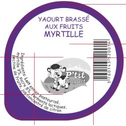 Operc. BAGUET 68.3 Yaourt Brassé aux fruits Myrtille V2 3cl