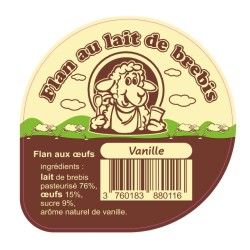 Opercules BERGERIE BAISENAZ 68.3 ALU flan Vanille V3 4cl