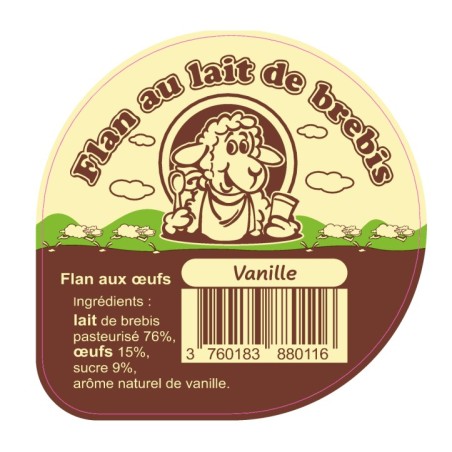 Opercules BERGERIE BAISENAZ 68.3 ALU flan Vanille V3 4cl