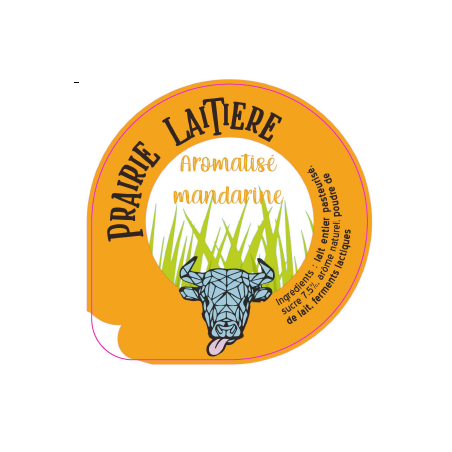 Opercule BLIMEAU 68.3 ALU Aromatisé Mandarine sc.PP/PS/PET gr.Vermiss