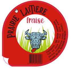 Opercule BLIMEAU 68.3 ALU Fraise sc.PP/PS/PET gr.Vermisseau Lang. 5cl