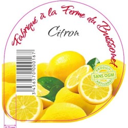 Opercules BUISSONET ALU 68.3 CITRON 6 CL
