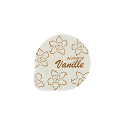 Opercules Ø68.3mm Aluminium imprimés aromatisés vanille