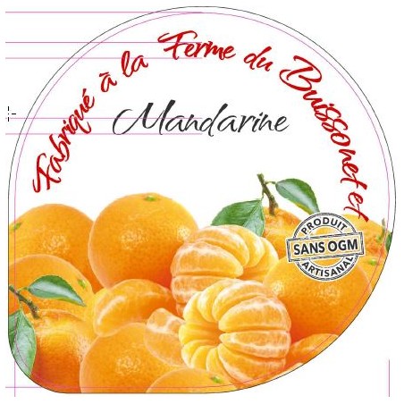 Opercules BUISSONET ALU 68.3 MANDARINE 5 CL
