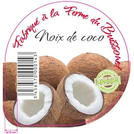 Opercules BUISSONET ALU 68.3 NOIX DE COCO 6 CL