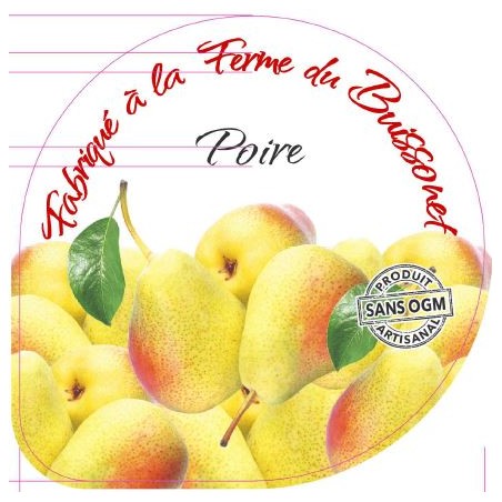 Opercules BUISSONET ALU 68.3 POIRE 5 CL