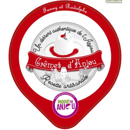 Opercule CREMET D'ANJOU 3 68.3mm 5 Couleurs