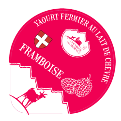 Opercule CHEVRERIE DES BORNES 68.3 ALU Framboise sc.PP/PS/PET gr.Verm