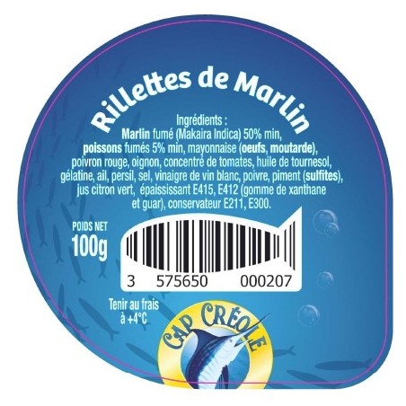 Opercules CAP CREOLE 68.3 ALU Marlin 5cl