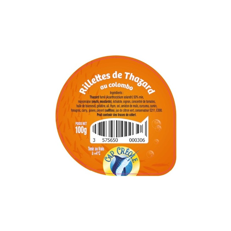 Opercules CAP CREOLE 68.3 ALU Thazard 5cl