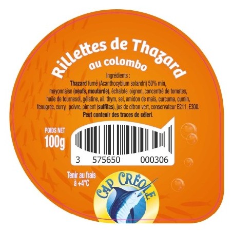 Opercules CAP CREOLE 68.3 ALU Thazard 5cl