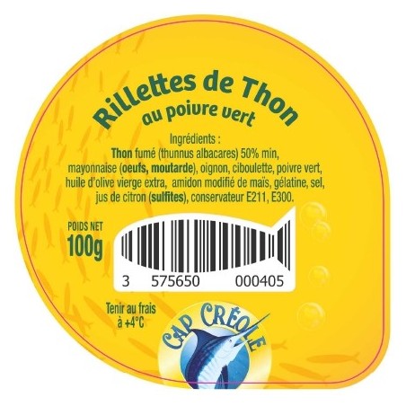 Opercules CAP CREOLE 68.3 ALU Thon 5cl