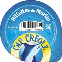 Opercules CAP CREOLE 95.5 ALU Marlin 5cl