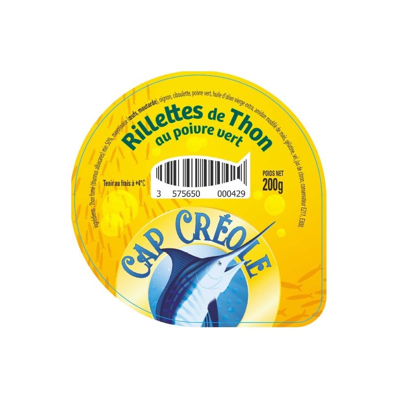 Opercules CAP CREOLE 95.5 ALU Thon 5cl