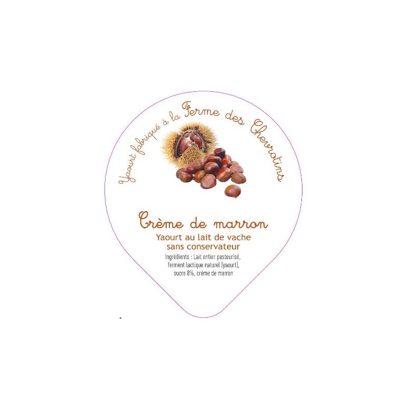 Opercules CHEVROTINS 68.3 ALU Crème de marron 6cl