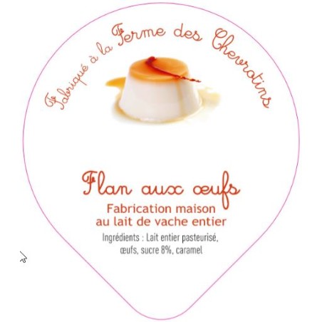 Opercules CHEVROTINS 68.3 ALU Flan aux Oeufs 6cl