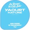 Opercule CRET JOLI 68.3 ALU NATURE 2 coul. scel PP/PS/PET gr.Vermissea